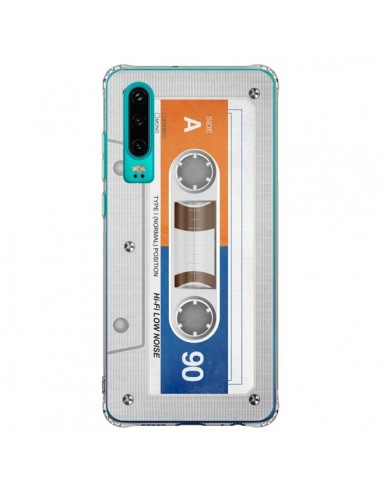 Coque Huawei P30 White Cassette K7 - Maximilian San