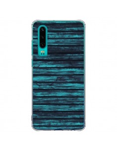 Coque Huawei P30 Blue Moon Wood Bois - Maximilian San