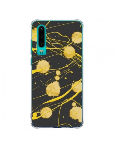 Coque Huawei P30 Gold Splash Peinture Art - Maximilian San