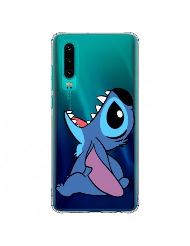 Coque Huawei P30 Stitch de Lilo et Stitch Transparente