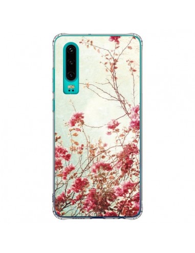 Coque Huawei P30 Fleur Vintage Rose - Nico