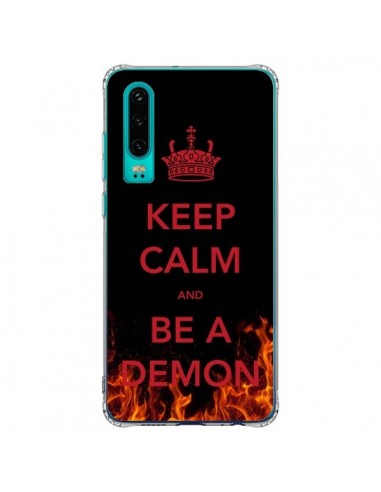 Coque Huawei P30 Keep Calm and Be A Demon - Nico
