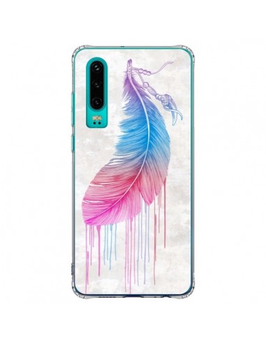 Coque Huawei P30 Plume arc-en-ciel - Rachel Caldwell