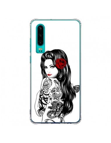 Coque Huawei P30 Tattoo Girl Lolita - Rachel...