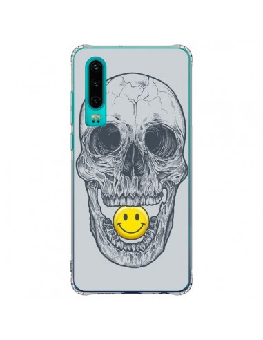 Coque Huawei P30 Smiley Face Tête de Mort - Rachel Caldwell