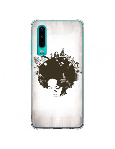 Coque Huawei P30 Childhood Garden Afro - Rachel Caldwell