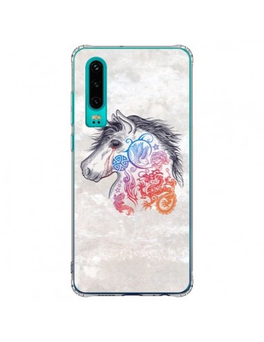 Coque Huawei P30 Licorne Muticolore - Rachel Caldwell