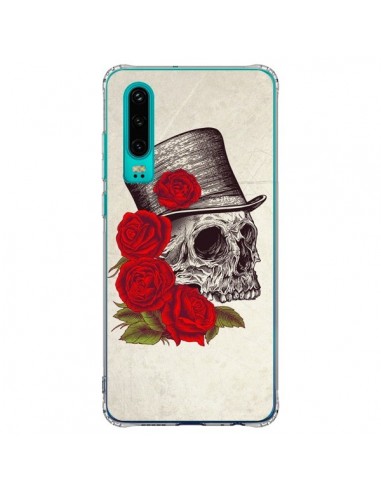 Coque Huawei P30 Gentleman Crane Tête de Mort - Rachel Caldwell