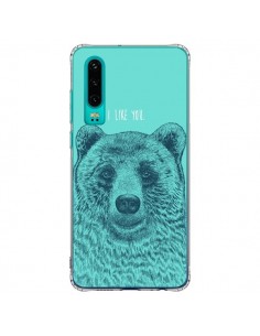 Coque Huawei P30 Bear Ours I like You - Rachel Caldwell