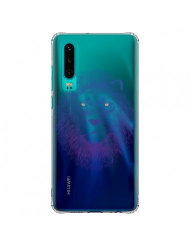 Coque Huawei P30 Lion Animal Transparente - Rachel Caldwell