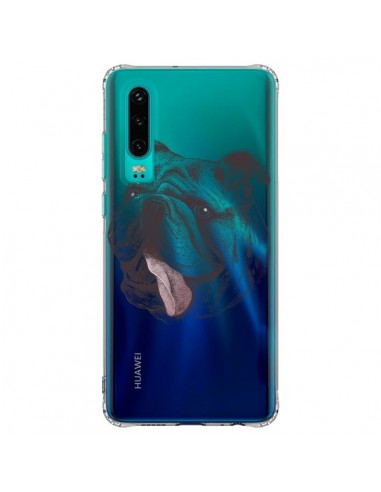 Coque Huawei P30 Chien Bulldog Dog Transparente - Rachel Caldwell