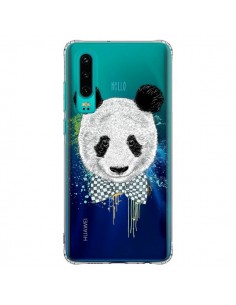 Coque Huawei P30 Panda Noeud Papillon Transparente -...
