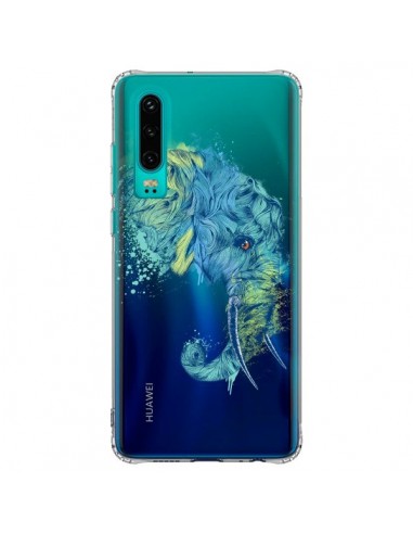 Coque Huawei P30 Elephant Elefant Transparente - Rachel Caldwell