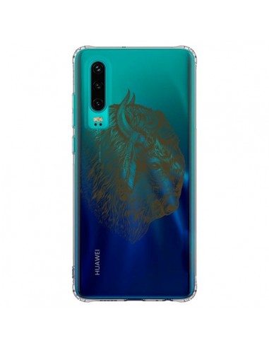 Coque Huawei P30 Buffalo Bison Transparente - Rachel Caldwell