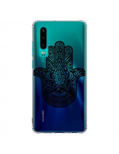 Coque Huawei P30 Hamsa Cinq Doigts Main Mauvais Oeil...