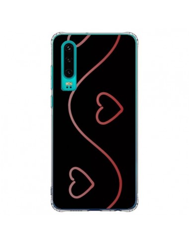 Coque Huawei P30 Coeur Love Rouge - R Delean