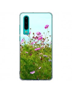 Coque Huawei P30 Fleurs Roses Champ - R Delean