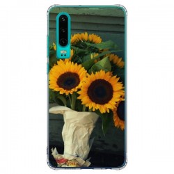 Coque Huawei P30 Tournesol Bouquet Fleur - R Delean