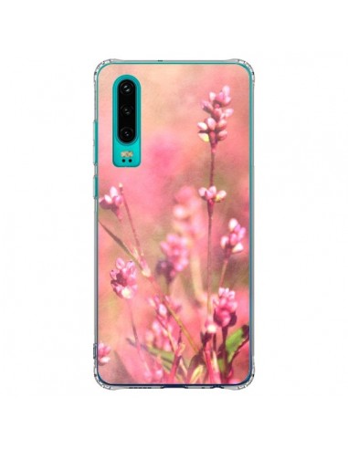 Coque Huawei P30 Fleurs Bourgeons Roses - R Delean