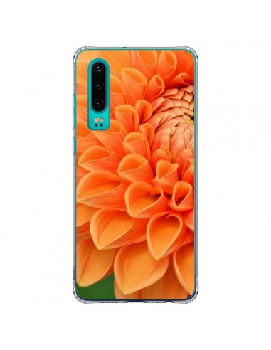 Coque Huawei P30 Fleurs oranges flower - R Delean