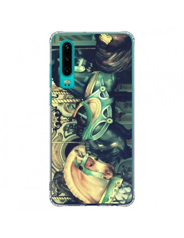 Coque Huawei P30 Manege Enfant Carrousel Chevaux - R Delean