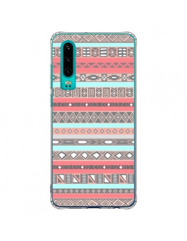 Coque Huawei P30 Azteque Aztec Rose Pastel - Rex Lambo