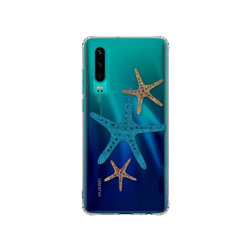 Coque Huawei P30 Etoile de Mer Starfish Transparente - Sylvia Cook
