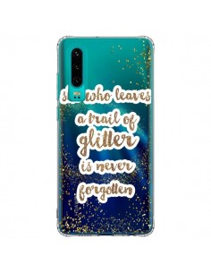 Coque Huawei P30 Style Pailleté Transparente - Sylvia Cook