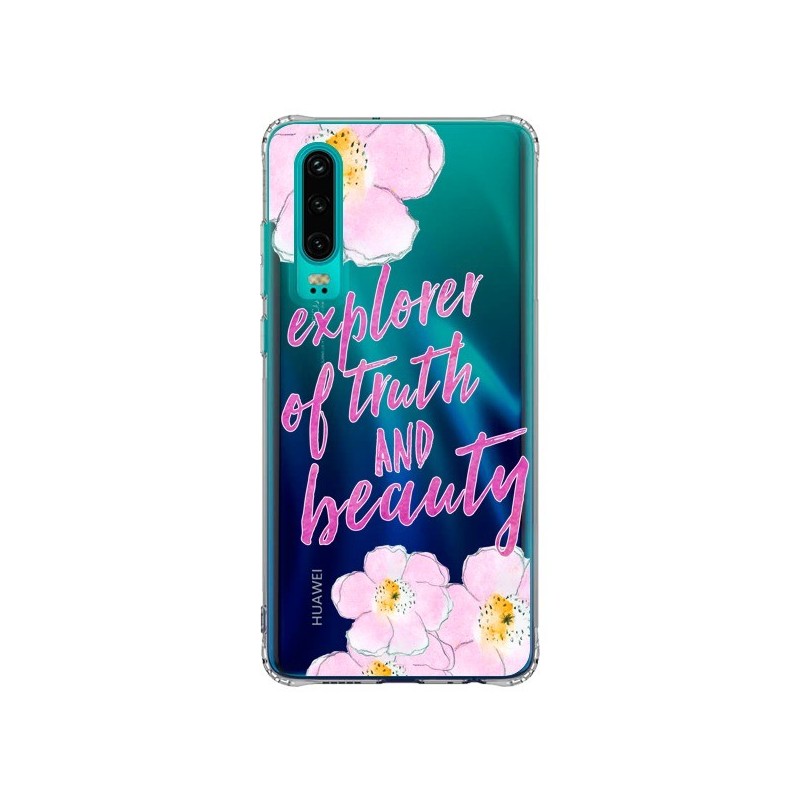 Coque Huawei P30 Explorer of Truth and Beauty Transparente - Sylvia Cook