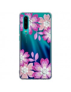 Coque Huawei P30 Winter Flower Rose, Fleurs d'Hiver...