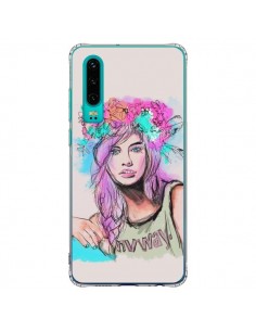 Coque Huawei P30 Femme Mannequin Barbara Palvin - Sara Eshak