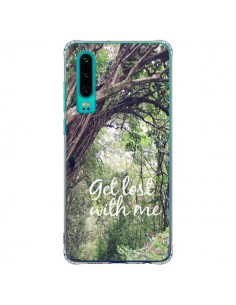 Coque Huawei P30 Get lost with him Paysage Foret Palmiers...