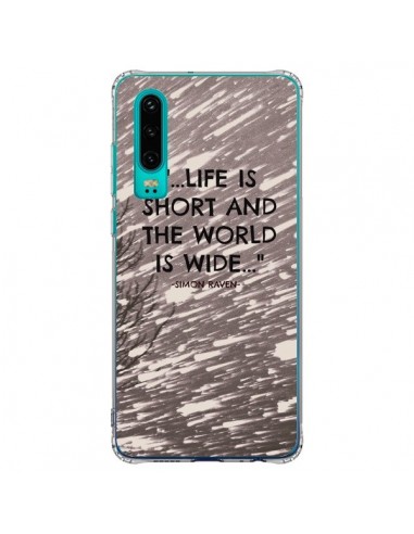 Coque Huawei P30 Life is short Foret - Tara Yarte