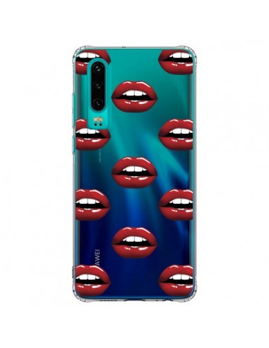 Coque Huawei P30 Lèvres Rouges Lips Transparente - Yohan B.