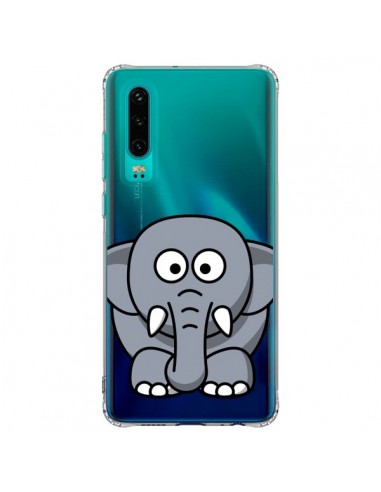 Coque Huawei P30 Elephant Animal Transparente - Yohan B.