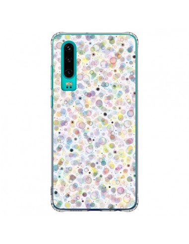 Coque Huawei P30 Cosmic Bubbles Multicolored - Ninola Design