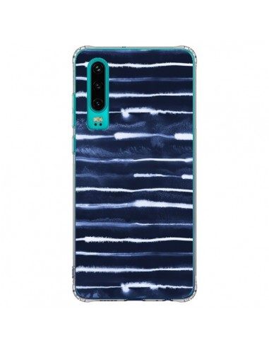 Coque Huawei P30 Electric Lines Navy - Ninola Design