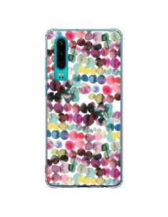 Coque Huawei P30 Gradient Tropical Color Lines - Ninola...