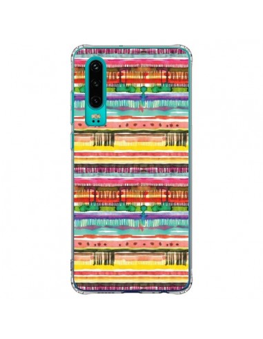 Coque Huawei P30 Ink Dust Blue - Ninola Design