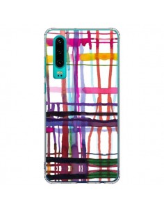 Coque Huawei P30 Little Textured Dots Pink - Ninola Design