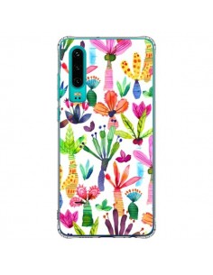 Coque Huawei P30 Overlapped Watercolor Dots - Ninola Design