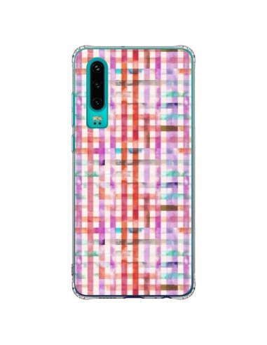 Coque Huawei P30 Tropical Parrots Palms - Ninola Design