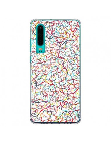 Coque Huawei P30 Water Drawings White - Ninola Design