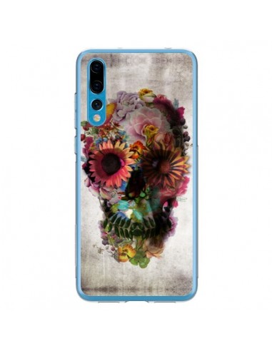 Coque Huawei P20 Pro Skull Flower Tête de Mort - Ali Gulec