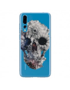 Coque Huawei P20 Pro Floral Skull Tête de Mort...