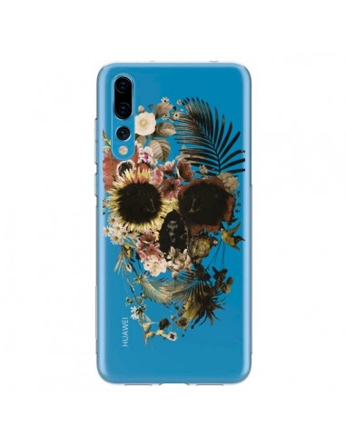 Coque Huawei P20 Pro Garden Skull Tête de Mort Transparente - Ali Gulec