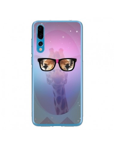 Coque Huawei P20 Pro Girafe Geek à Lunettes - Aurelie Scour