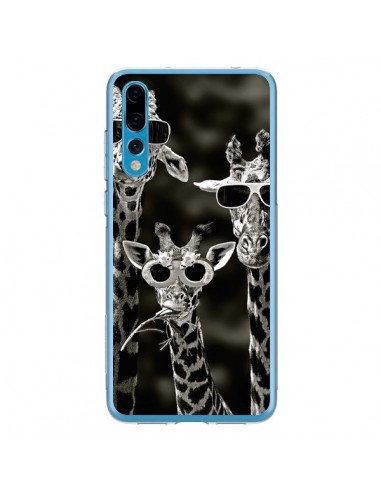 Coque Huawei P20 Pro Girafe Swag Lunettes Familiy Giraffe - Asano Yamazaki