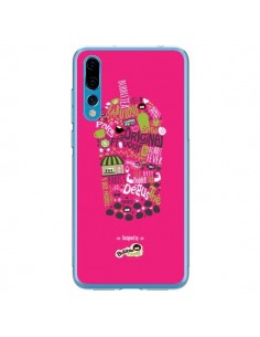 Coque Huawei P20 Pro Bubble Fever Original Flavour Rose -...