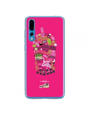 Coque Huawei P20 Pro Bubble Fever Original Flavour Rose - Bubble Fever